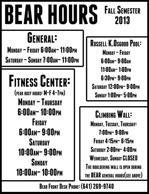 Handout designed for "Facing the Bear"